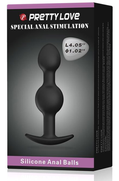 Pretty Love Analplug Kugeln mit Vibration schwer - Analplug 4