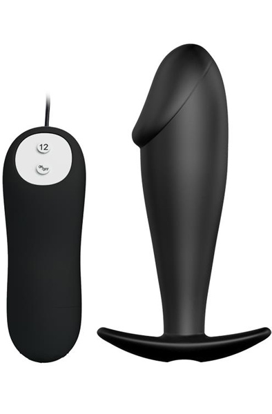 Pretty Love Analplug Schwarz mit Fernbedienung - Vibrierender Analplug 1
