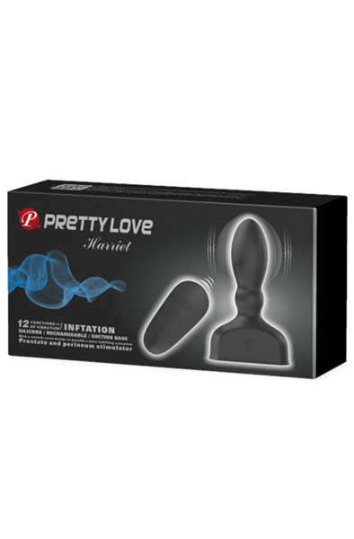 Pretty Love Analstimulator Harriet Aufblasbar Schwarz - Ferngesteuerter Analplug 2