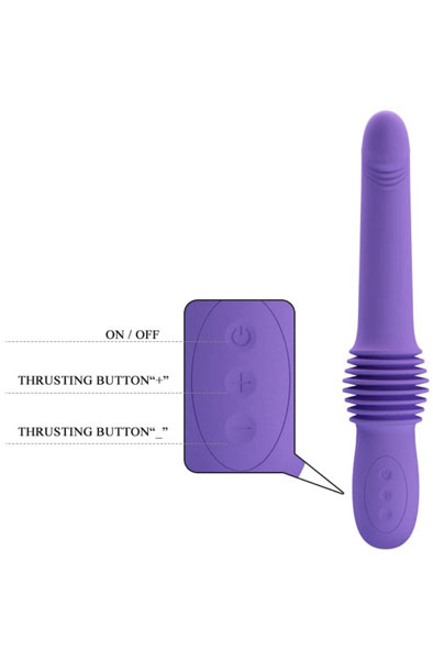 Pretty Love Pazuzu Stoßvibrator Lila - G-Punkt-Vibrator 2