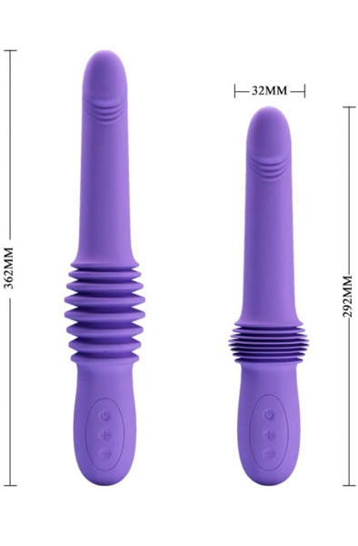 Pretty Love Pazuzu Stoßvibrator Lila - G-Punkt-Vibrator 3