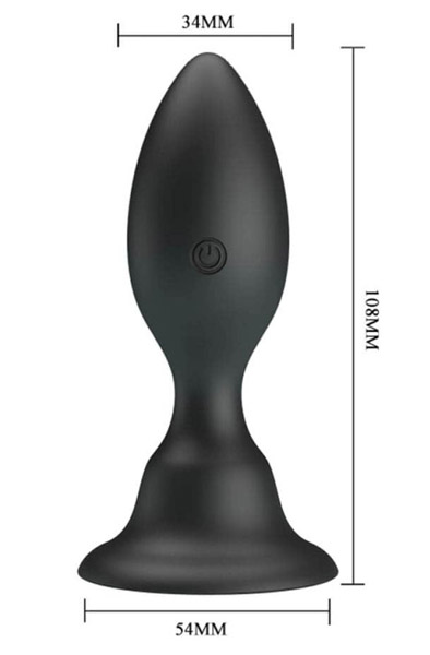 Pretty Love Push Vibrations-Analplug - Vibrierender Analplug 2