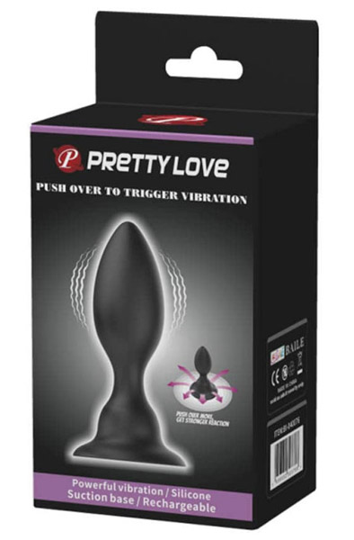 Pretty Love Push Vibrations-Analplug - Vibrierender Analplug 3