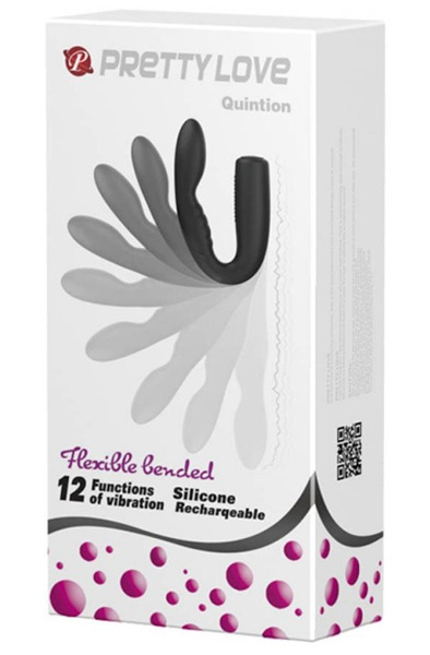 Pretty Love Quintion G-Punkt Vibrator Schwarz - G-Punkt-Vibrator 3
