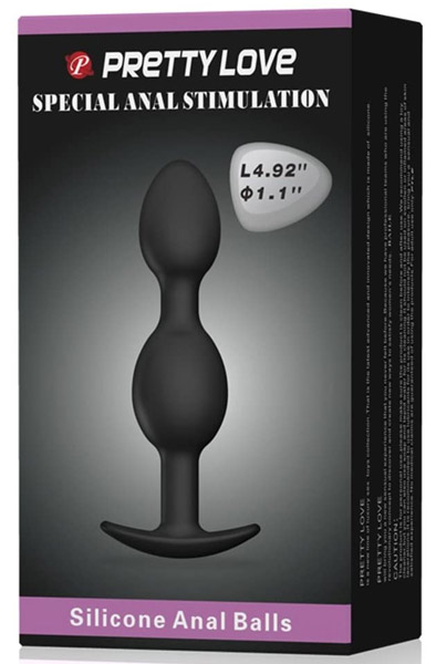 Pretty Love Schwere Kugeln Silikon-Butt-Plug 3 - Analplug 3