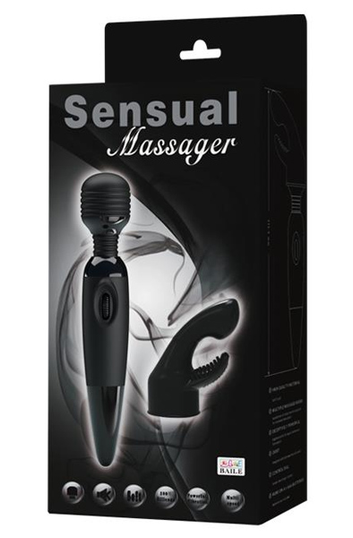 Pretty Love Sinnlicher Massager Schwarz - Zauberstab/Massagestab 3