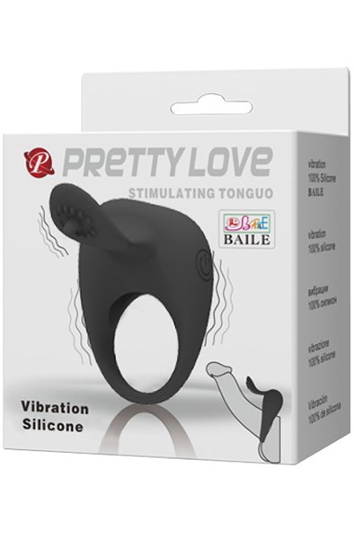 Pretty Love Stimulierender Tonguo - Vibrierender Penisring 4
