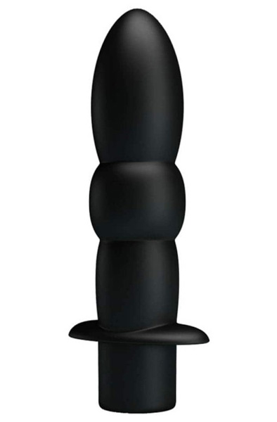 Pretty Love Wyatt Schwarz - Vibrierender Analplug 1