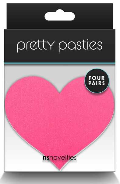 Pretty Pasties Herz II Verschiedene 4 Paar - Brustwarzenkappen 3