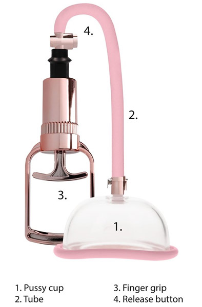 Pumped Vaginalpumpe Roségold - Klitorispumpe 2