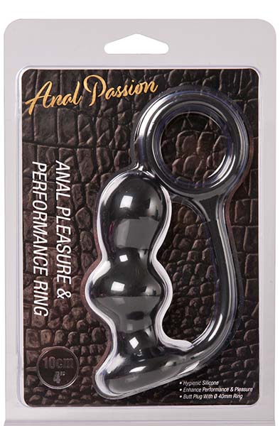 Pure Analvergnügen & Leistungsring - Analplug mit Zugring 4
