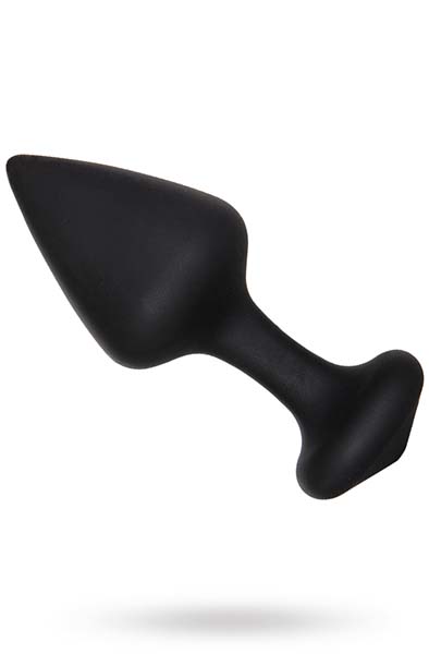 Pure Bester Silikon-Anfängerplug Schwarz Mittel - Analplug 3
