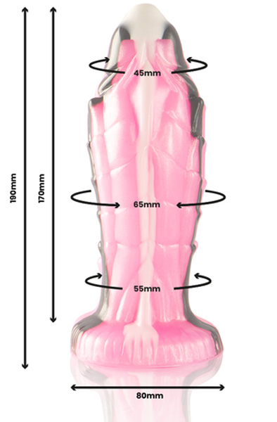 Pure Die Kraft des Reptilien-Dildos 19 cm - Drachen-Dildo 2