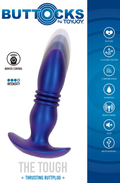 Pure Robuster Stoßvibrator Plug - Ferngesteuerter Analplug 2