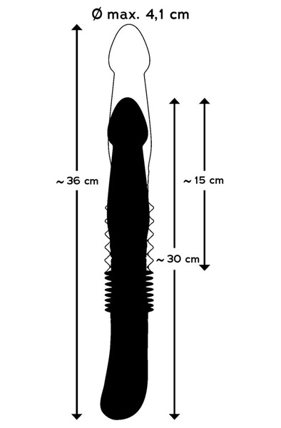 Push it! Analvibrator mit Stoßfunktion - Anal-Vibrator 6