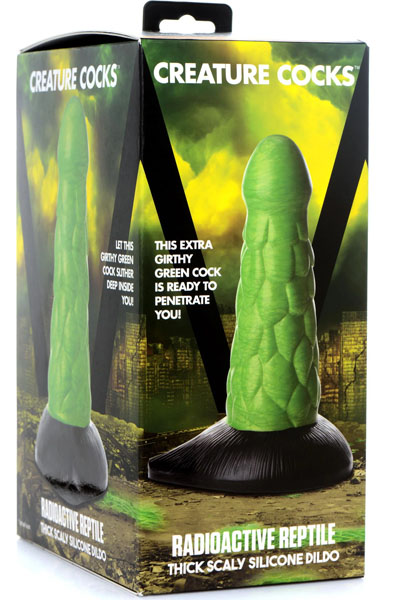 Radioactive Reptile Dicker Schuppiger Silikon-Dildo 19 cm - Drachen-Dildo 5