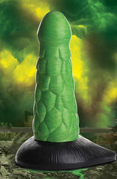 Radioactive Reptile Dicker Schuppiger Silikon-Dildo 19 cm - Drachen-Dildo 6