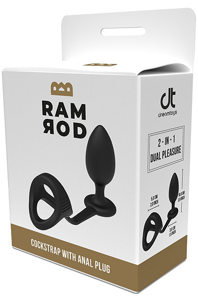 Ramrod Cockstrap mit Analplug - Analplug mit Penisring 4