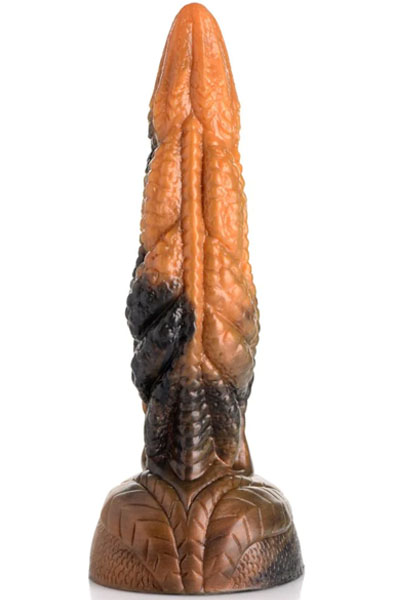 Ravager Gerippter Tentakel Silikon Dildo 20 cm - Drachen-Dildo 2