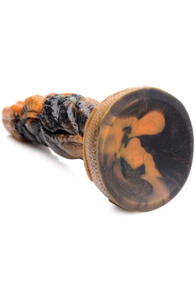 Ravager Gerippter Tentakel Silikon Dildo 20 cm - Drachen-Dildo 4