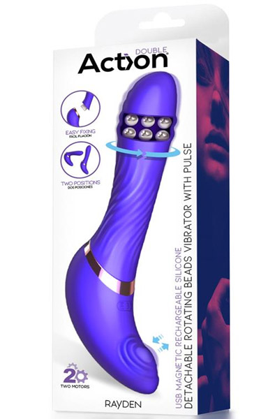Rayden Abnehmbarer Vibrator mit rotierenden Perlen und Pulsation - Prostata-Vibrator 5