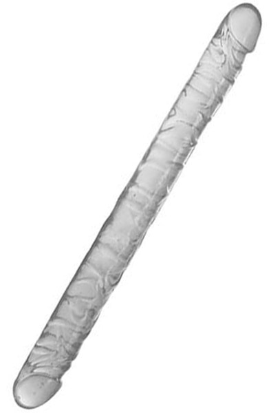 Realistic Double Dildo Clear 45 cm - Doppel-Dildo 2