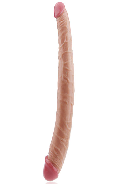 Realistischer Doppelpenetrator 35,5cm - Doppel-Dildo 1