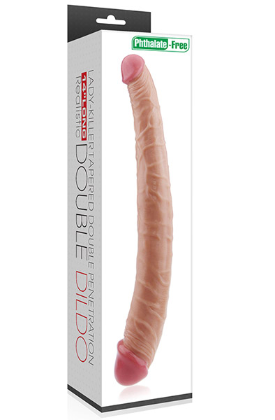 Realistischer Doppelpenetrator 35,5cm - Doppel-Dildo 3