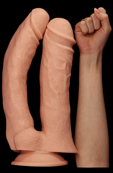 Realistischer Mega Doppeldildo 30,5 cm - Doppel-Dildo 2
