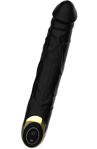 Realistischer Vibrationsdildo Schwarz 21 cm - Vibrierender Dildo 2