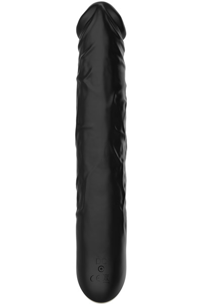 Realistischer Vibrationsdildo Schwarz 21 cm - Vibrierender Dildo 3