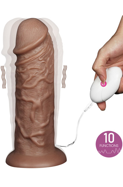 Realistischer vibrierender Dildo Chubby 26,5 cm - Vibrierender Dildo 2