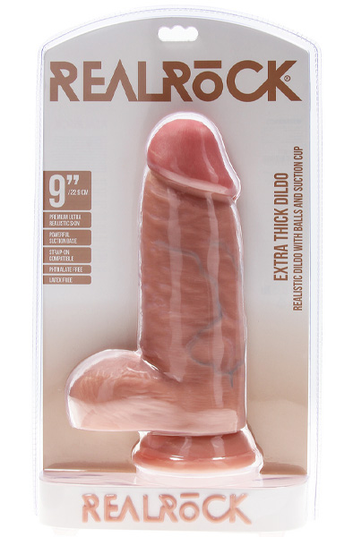 Realrock Extra Dicker Dildo 23 cm - Realistischer Dildo 6