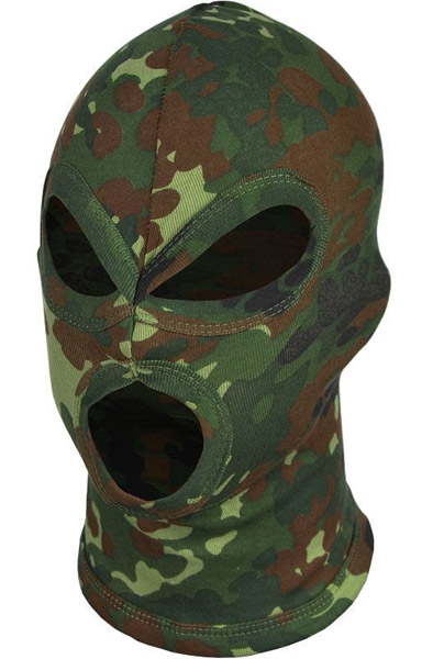 Red Baumwoll-Balaclava Army - BDSM Maske 1