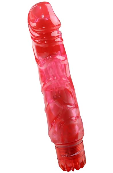 Red Pleasure Penisförmiger Vibrator - Vibrierender Dildo 2