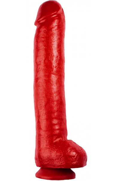 Red Toys Super John Dildo Rot 42 cm - XL Dildo 3