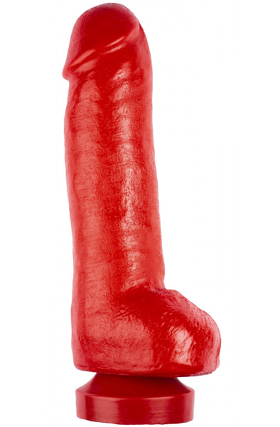 Red Toys Super Spenden-Dildo Rot 34 cm - XL Dildo 3