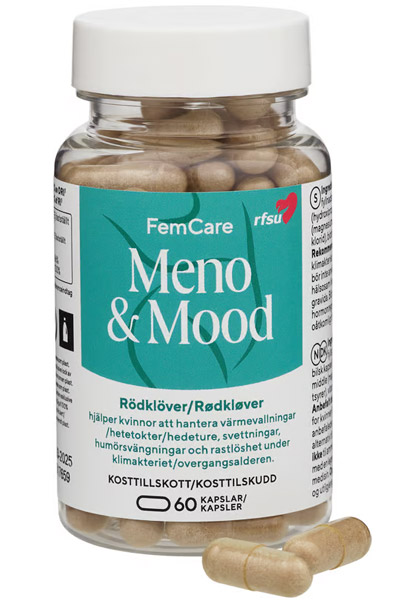 RFSU FemCare Meno & Mood 60 Kapseln - Kosttillskott 1