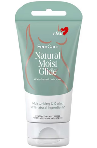 RFSU FemCare Natürliches Feuchtigkeitsgleitgel 75 ml - Wasserbasiertes Gleitmittel 1