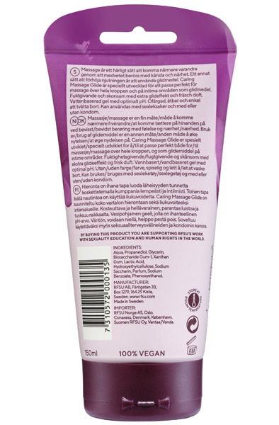 RFSU Sense Me 3in1 Pflegendes Massagegleitgel 150ml - Gleitmittel & Massagelotion 2