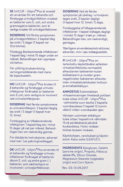 RFSU UrinCur 15 Kapseln - Behandlung von Harnwegsinfektionen 2