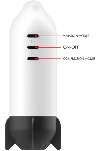 Rocket Masturbator mit weicher Kompression & Vibration - Masturbator 3