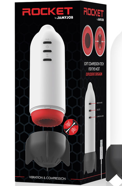 Rocket Masturbator mit weicher Kompression & Vibration - Masturbator 4