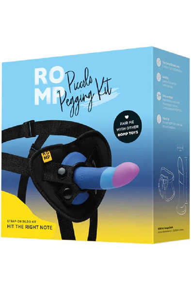 Romp Piccolo Pegging-Set - Umschnalldildo mit Geschirr 5