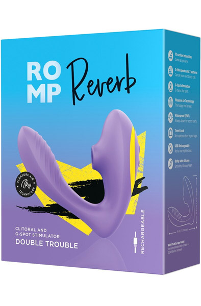 Romp Reverb Doppeltes Vergnügen 2 in 1 - Luftdruck-Vibrator 7