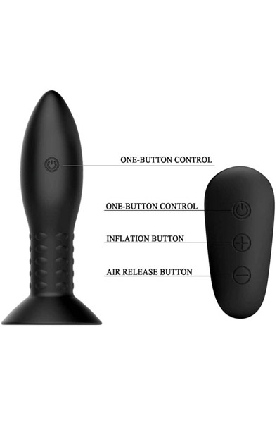 Rotation Beads Anal Plug 13 cm - Vibrierender Analplug 2