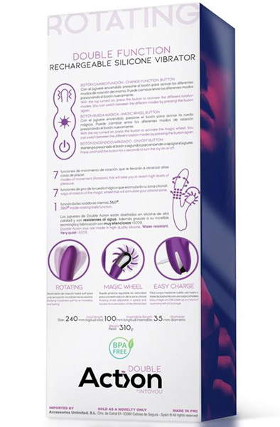 Rotierende Welle Kugeln & Stimulationsrad - Rabbit-Vibrator 5