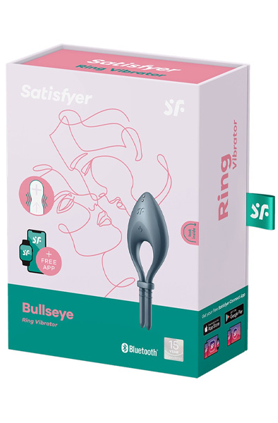 Satisfyer Bullseye Ring-Vibrator Dunkelblau - Vibrierender Penisring 4