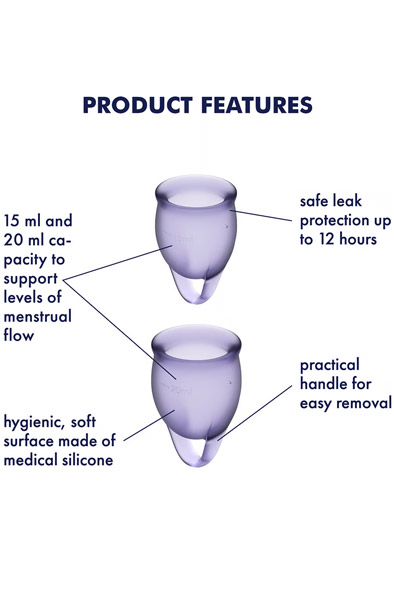 Satisfyer Feel Confident Menstruationstasse - Menstruationstassen 2