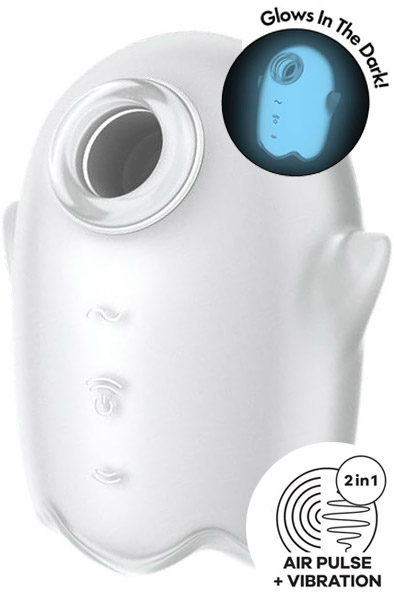 Satisfyer Glowing Ghost Klitoralstimulator - Luftdruck-Vibrator 1